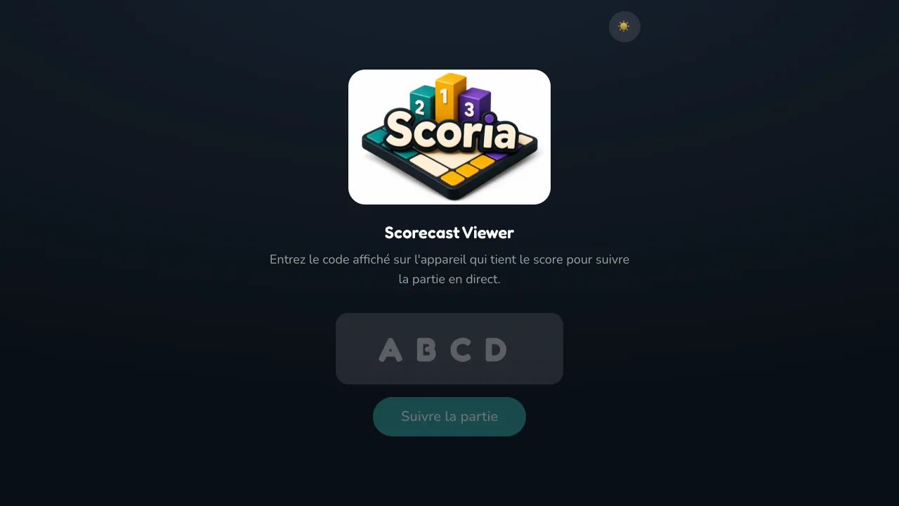 viewer.scoria.gg, antes de introducir el código